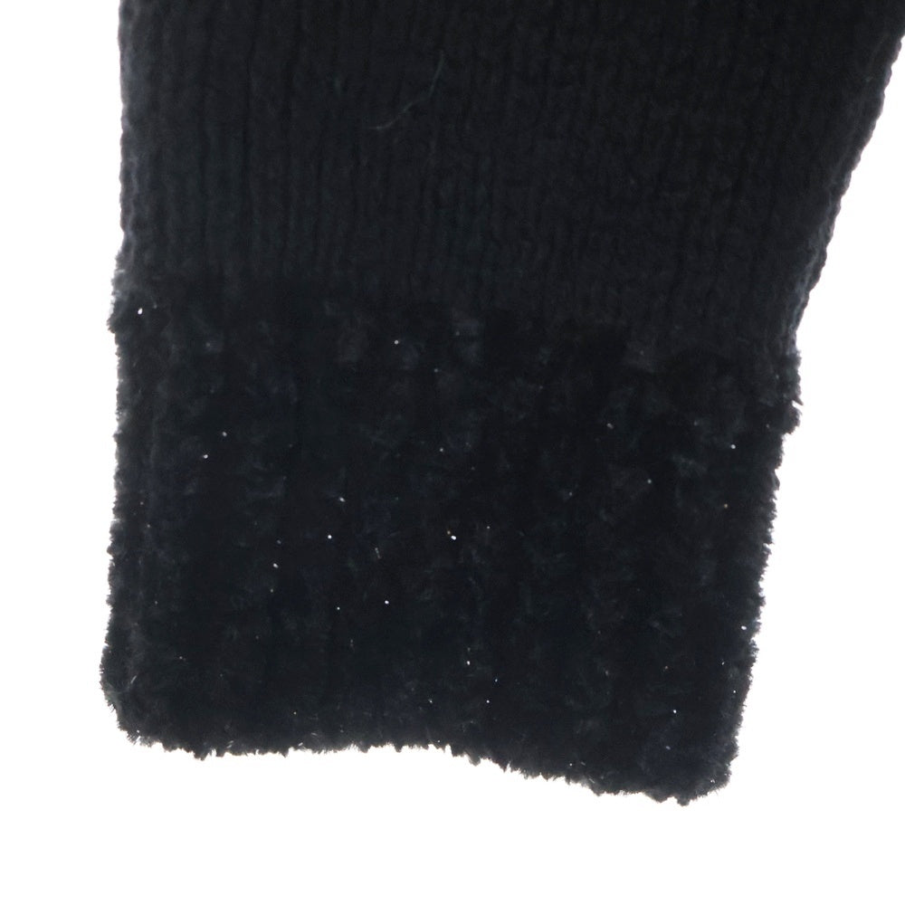 RAF SIMONS(ラフシモンズ) 22AW Reversible Fisherman Sweater ハーフジップ フィッシャーマン ニットセーター ブラック 222-841