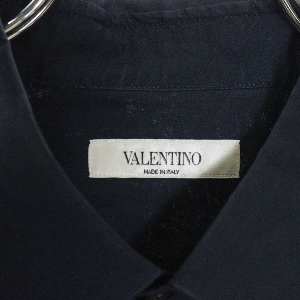 VALENTINO(ヴァレンティノ) ×UNDERCOVER UFO TIME TRAVELER アンダーカバー グラフィックプリント コットン 長袖シャツ ブラック SV0AB7655MJ