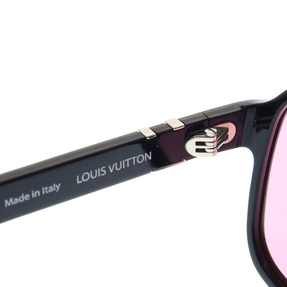 LOUIS VUITTON(ルイヴィトン) LV ヒット パイロット サングラス アイウェア メガネ ブラック/ピンク Z2897U 59口16-147