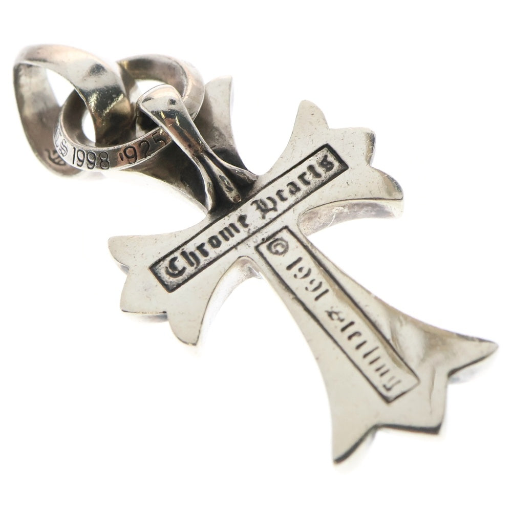 CHROME HEARTS(クロムハーツ) CH CRS SML W/BALE Wベイル スモールCHクロス ペンダントトップ シルバー BCA218