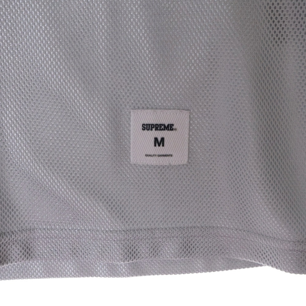 SUPREME(シュプリーム) 20SS Dazzle Mesh S/S Top ロゴ メッシュ 半袖Tシャツ グレー