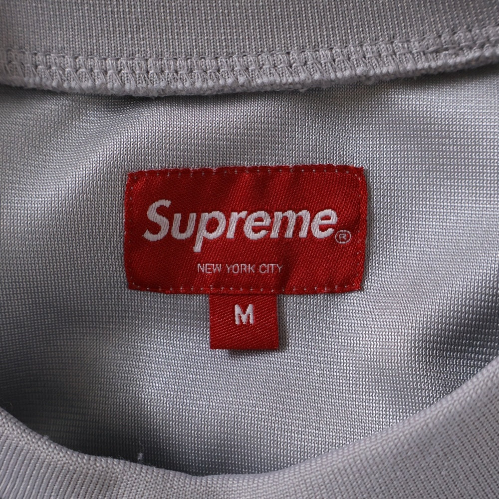 SUPREME(シュプリーム) 20SS Dazzle Mesh S/S Top ロゴ メッシュ 半袖Tシャツ グレー