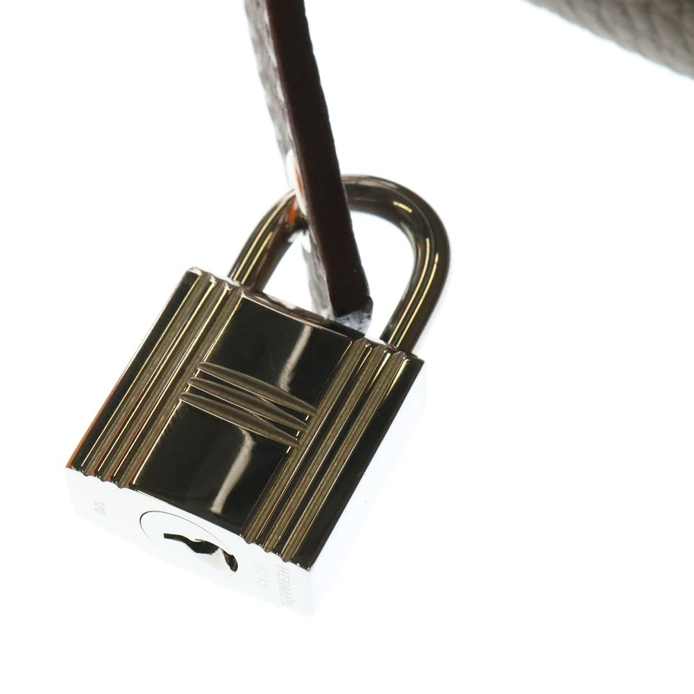 HERMES(エルメス) ピコタンロック MM エトゥープ トリヨンクレマンス レザー ハンドバッグ ベージュ B刻印 シルバー金具 レディース