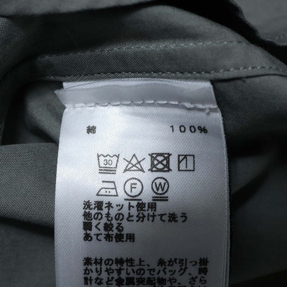 HERMES(エルメス) ハイネック ルーズフィット ロングスリーブ 長袖シャツ グレー