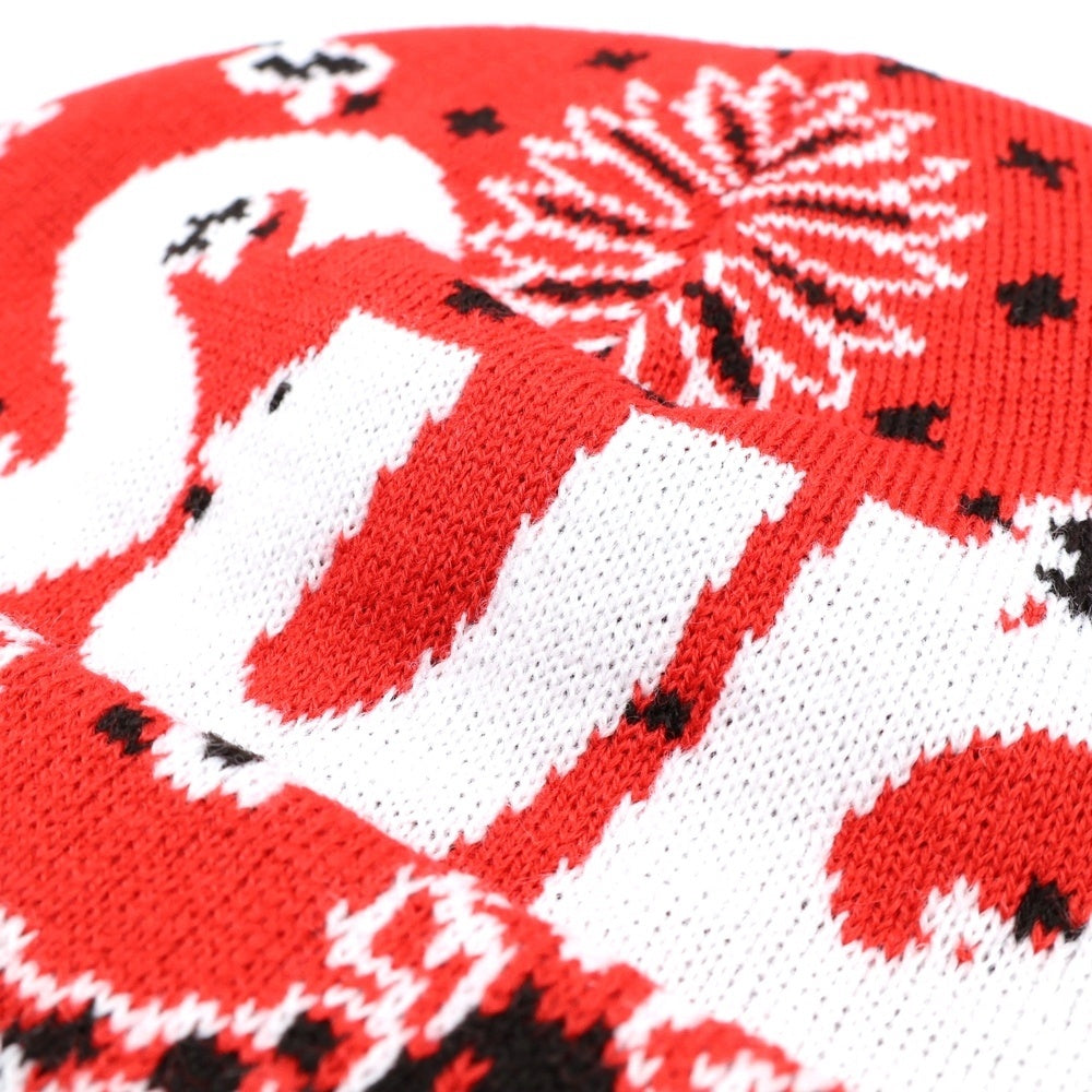 SUPREME(シュプリーム) 24AW Bandana Big Logo Beanie バンダナ ビッグボックスロゴ ビーニー ニットキャップ 帽子 レッド