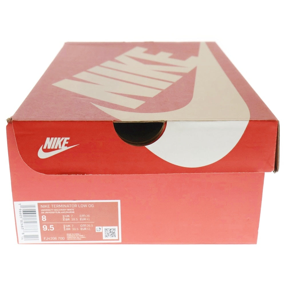 NIKE(ナイキ) TERMINATOR LOW OG ターミネーター ローカットスニーカー イエロー/ネイビー US8/26cm FJ4206-700
