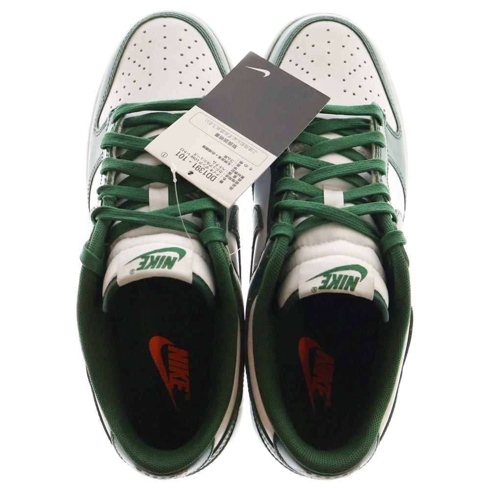 NIKE(ナイキ) DUNK LOW RETRO WHITE TEAM GREEN ダンク チームグリーン ローカットスニーカー グリーン/ホワイト US8/26cm DD1391-101