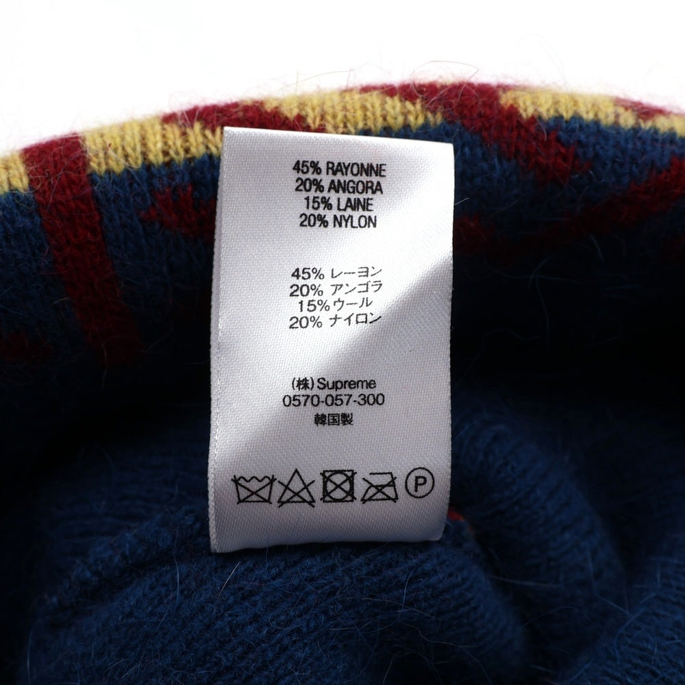 SUPREME(シュプリーム) 18AW Brushed Pattern Beanie ブラッシュド パターン ビーニー ニットキャップ 帽子 マルチ