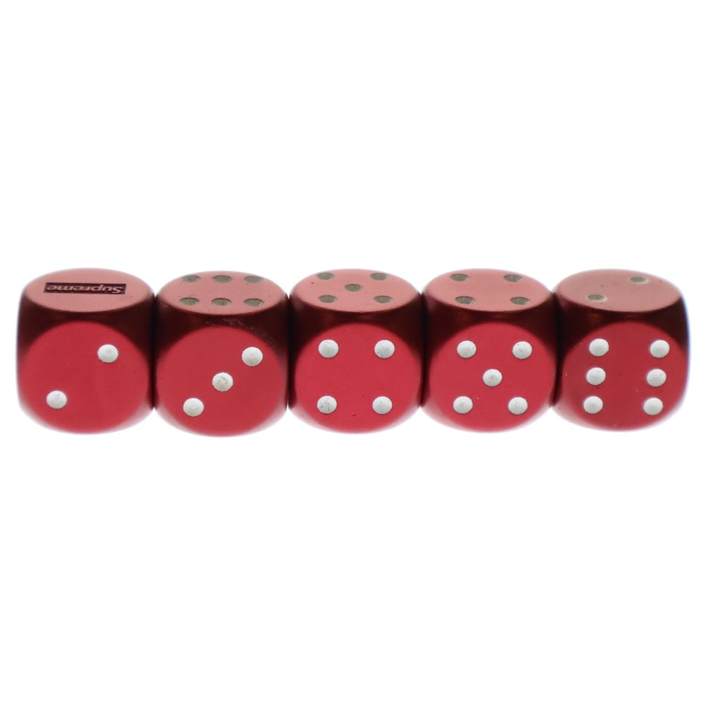 SUPREME(シュプリーム) 21SS Aluminum Dice Set アルミニウム ダイスセット サイコロ レッド