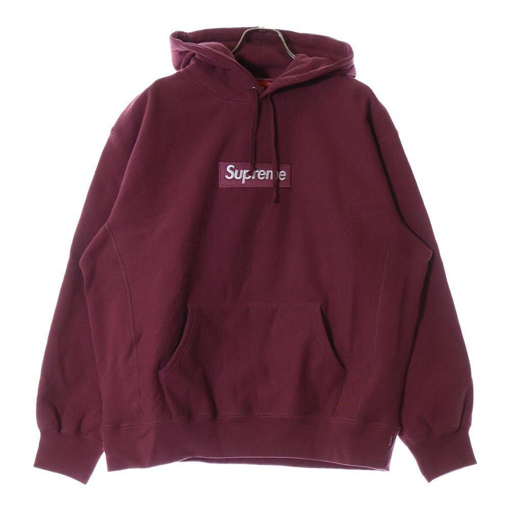 SUPREME(シュプリーム) 21AW Box Logo Hooded Sweatshirt ボックスロゴ スウェットフーディ プルオーバーパーカー ダークレッド