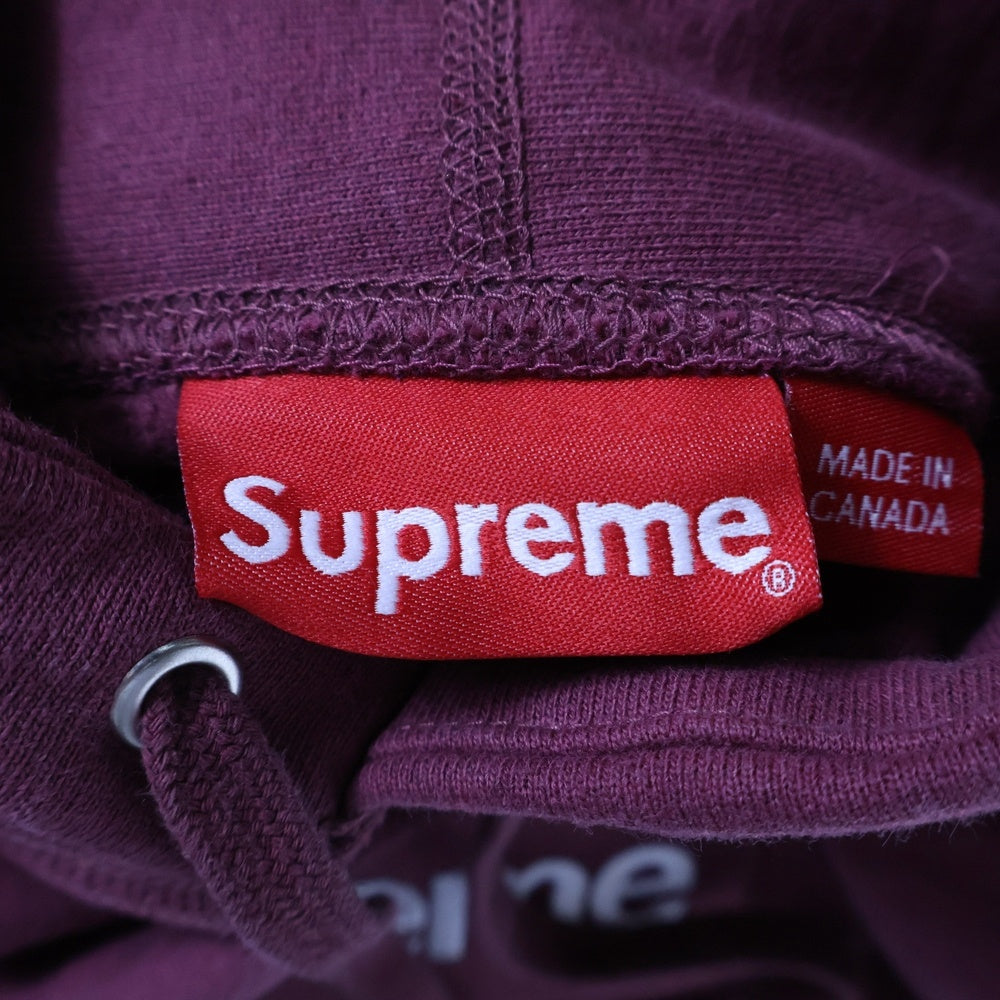 SUPREME(シュプリーム) 21AW Box Logo Hooded Sweatshirt ボックスロゴ スウェットフーディ プルオーバーパーカー ダークレッド