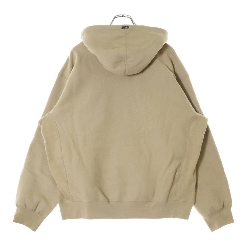 SUPREME(シュプリーム) 23SS Motion Logo Hooded Sweatshirt モーションロゴプリント プルオーバー スウェットパーカー フーディー ベージュ