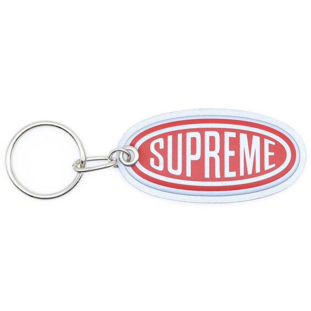 SUPREME(シュプリーム) 18AW Night Vision Keychain ナイトビジョン ロゴ キーチェーン グレー/レッド