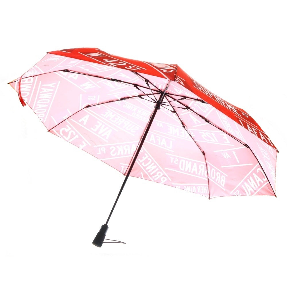SUPREME(シュプリーム) 21SS ShedRain Street Signs Umbrella シェドレイン ストリート サイン アンブレラ 折り畳み傘 レッド