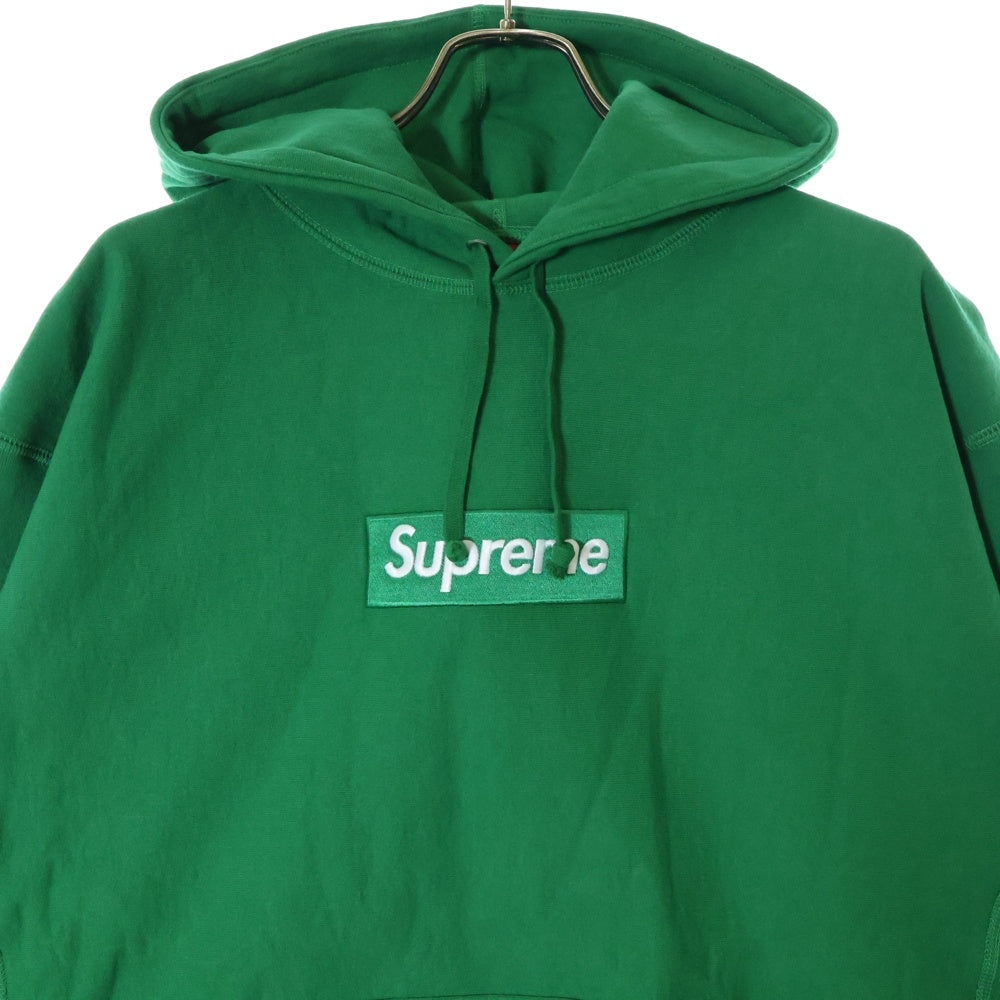 SUPREME(シュプリーム) 24AW Box Logo Hooded Sweatshirt ボックスロゴ プルオーバースウェットパーカー フーディー グリーン