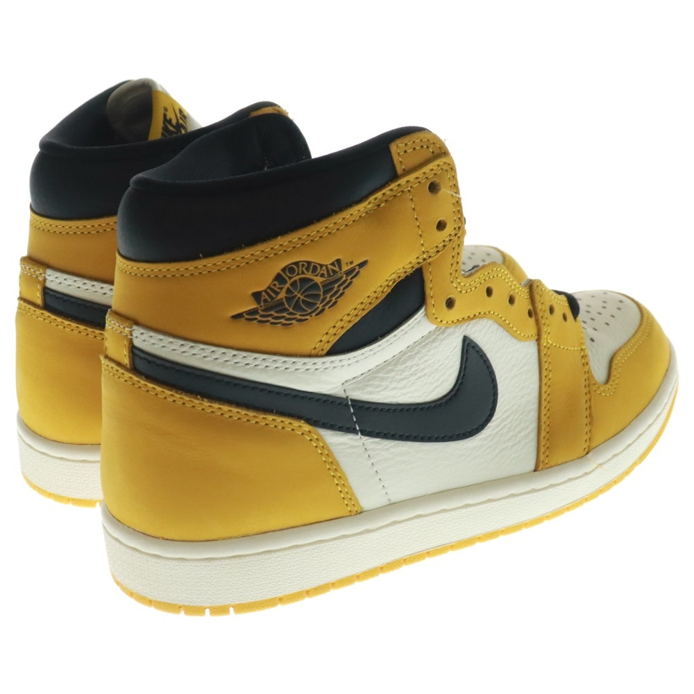 NIKE(ナイキ) AIR JORDAN 1 RETRO HIGH OG Yellow Ochre エアジョーダン1 イエローオークル ハイカットスニーカー シューズ イエロー/ホワイト US8/26cm DZ5485-701