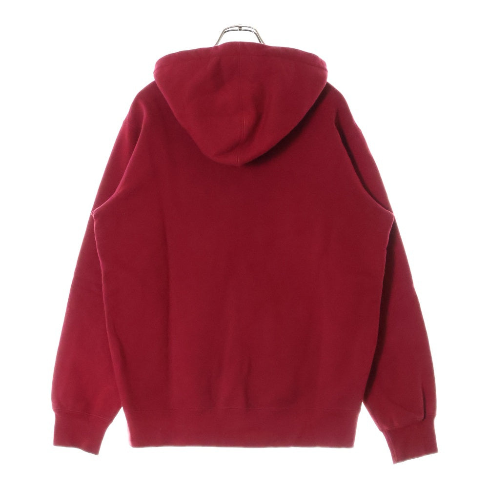 SUPREME(シュプリーム) 17SS Small Box Logo Zip Up Hooded Sweatshirt スモールボックスロゴ ジップアップパーカー フーディ ワインレッド