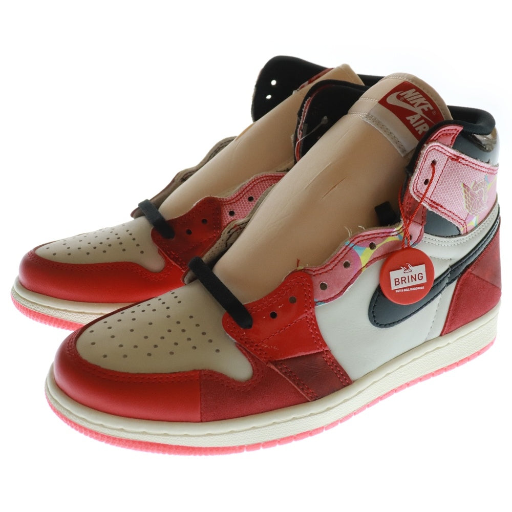 NIKE(ナイキ) AIR JORDAN 1 RETRO HIGH OG エアジョーダン1 レトロハイ オリジンストーリー ハイカットスニーカー レッド/ホワイト US8/26cm DV1748-601