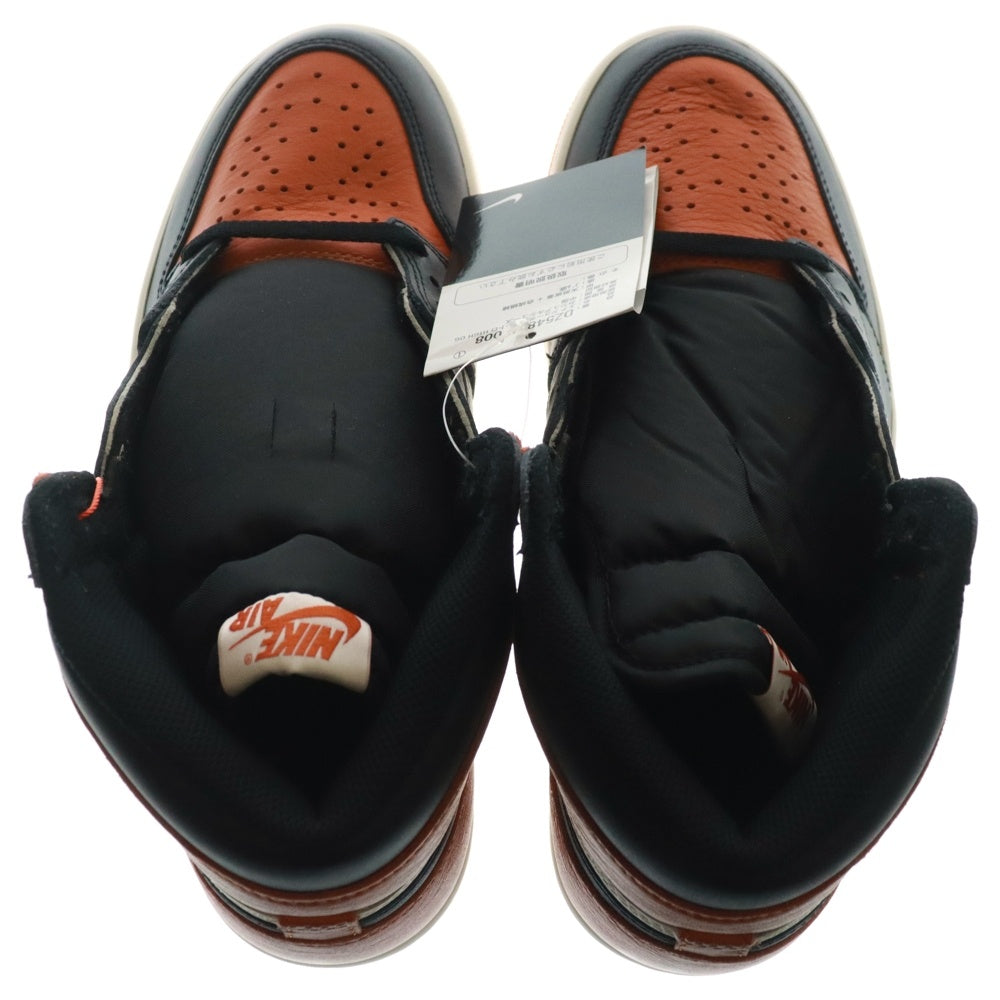 NIKE(ナイキ) AIR JORDAN 1 RETRO HIGH OG Shattered Backboard エア ジョーダン 1 レトロ シャッタードバックボード ハイカットスニーカー US8/26.0cm DZ5485-008