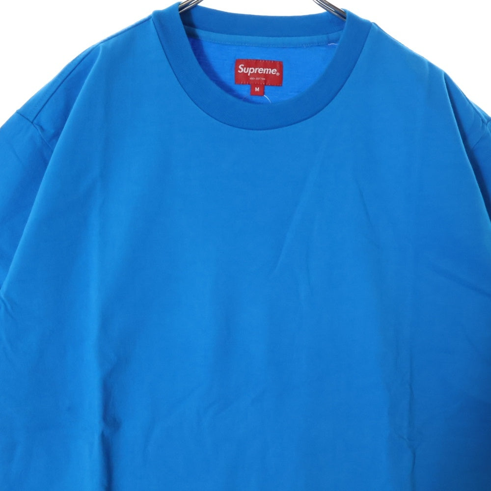 SUPREME(シュプリーム) 19SS Athletic Label S/S Top ラベルパッチ クルーネック半袖Tシャツ カットソー ブルー
