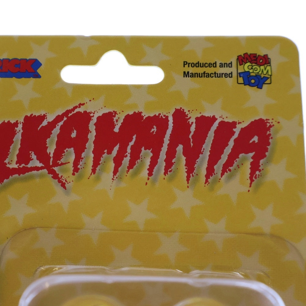 MEDICOM TOY(メディコムトイ) BE@RBRICK HULKAMANIA 100% ベアブリック ハルカマニア ハルクホーガン 人形 フィギュア イエロー