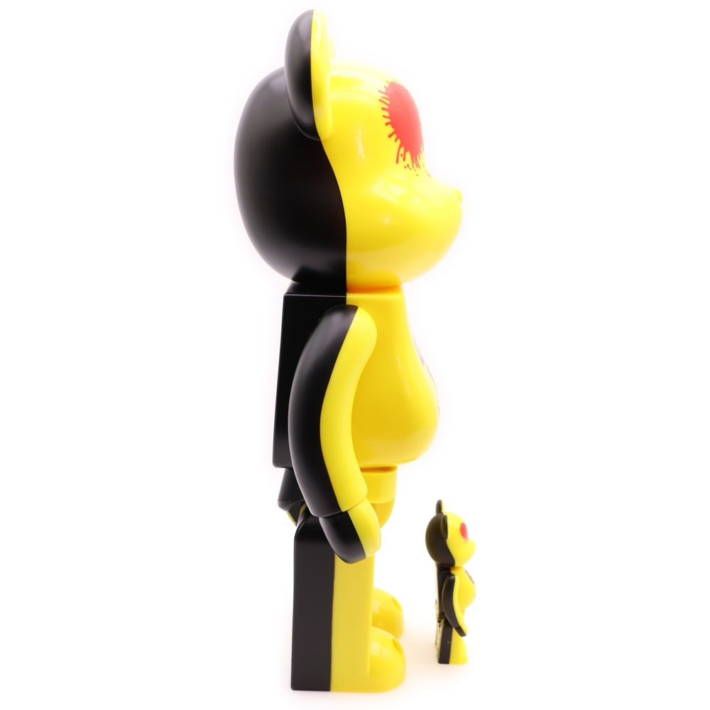MEDICOM TOY(メディコムトイ) BE@RBRICK WATCHMEN THE END IS NIGH 400%&100% ベアブリック ウォッチメン ジ エンド イズ ナイ 人形 フィギュア イエロー