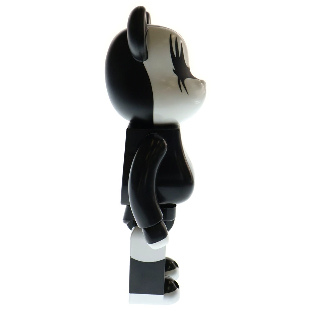 MEDICOM TOY(メディコムトイ) BE@RBRICK KISS THE DEMON 400% ベアブリック キス デーモン フィギュア 人形 ブラック/ホワイト