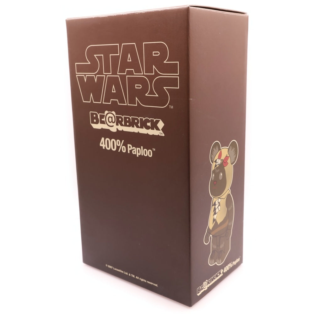 MEDICOM TOY(メディコムトイ) BE@RBRICK STAR WARS Paploo 400% ベアブリック スターウォーズ パプルー 人形 フィギュア ブラウン