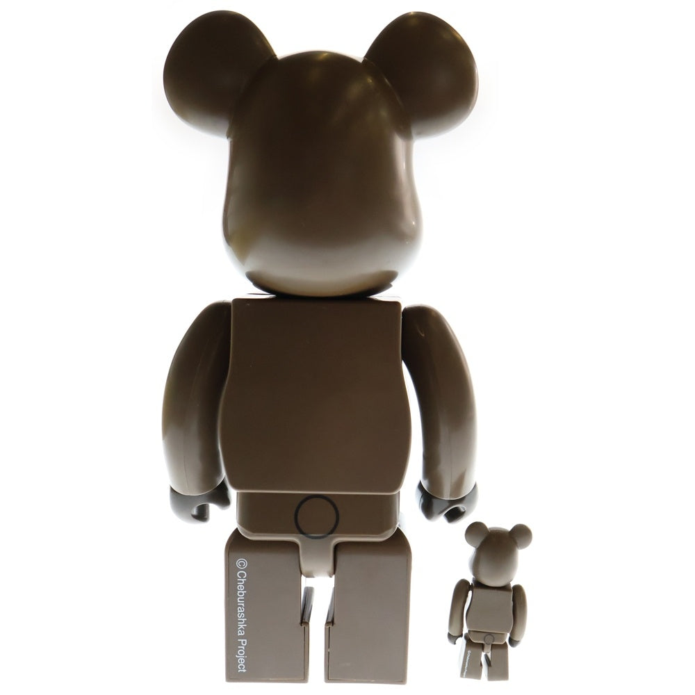 MEDICOM TOY(メディコムトイ) BE@RBRICK ベアブリック チェブラーシカ 100%&400%Set フィギュア 人形 ブラウン