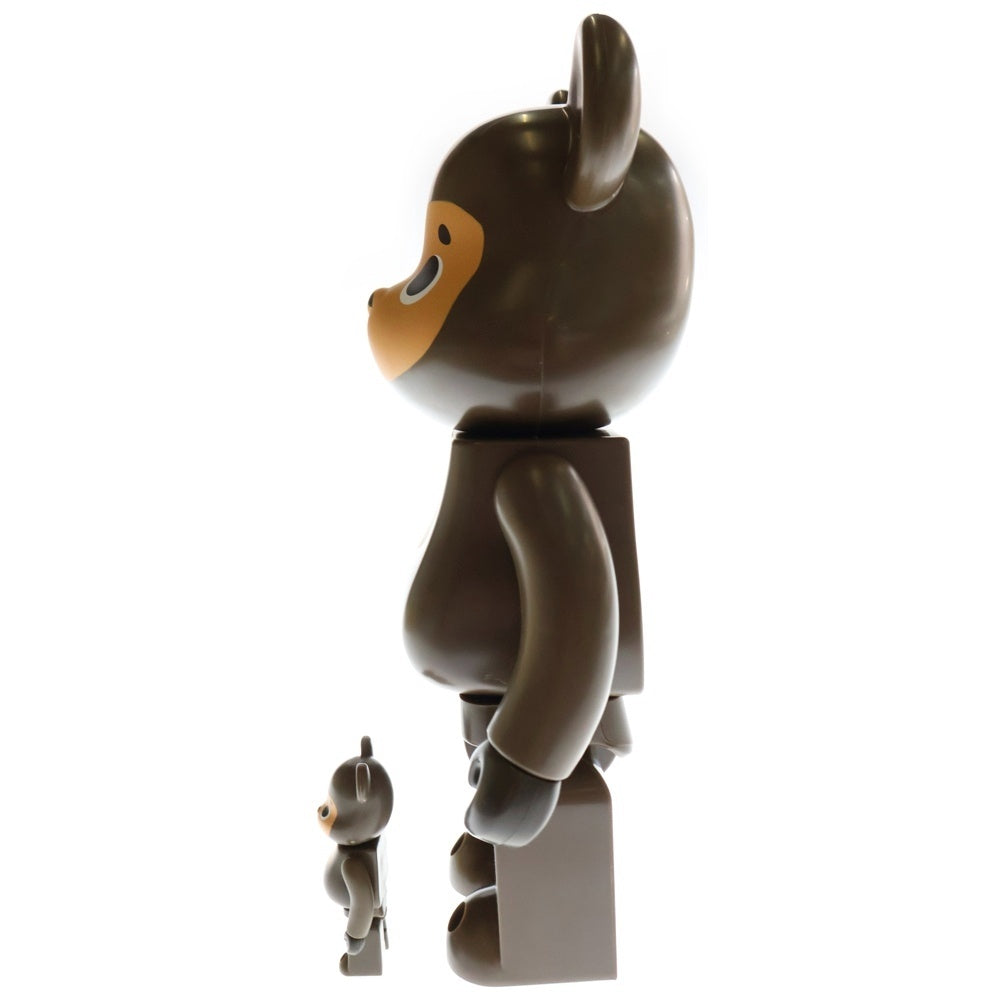 MEDICOM TOY(メディコムトイ) BE@RBRICK ベアブリック チェブラーシカ 100%&400%Set フィギュア 人形 ブラウン