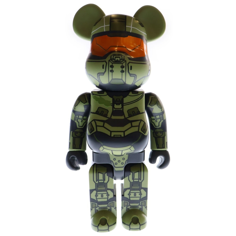 MEDICOM TOY(メディコムトイ) BE@RBRICK HALO MASTER CHIEF 400% ベアブリック ヘイロー マスターチーフ フィギュア 人形 カーキ
