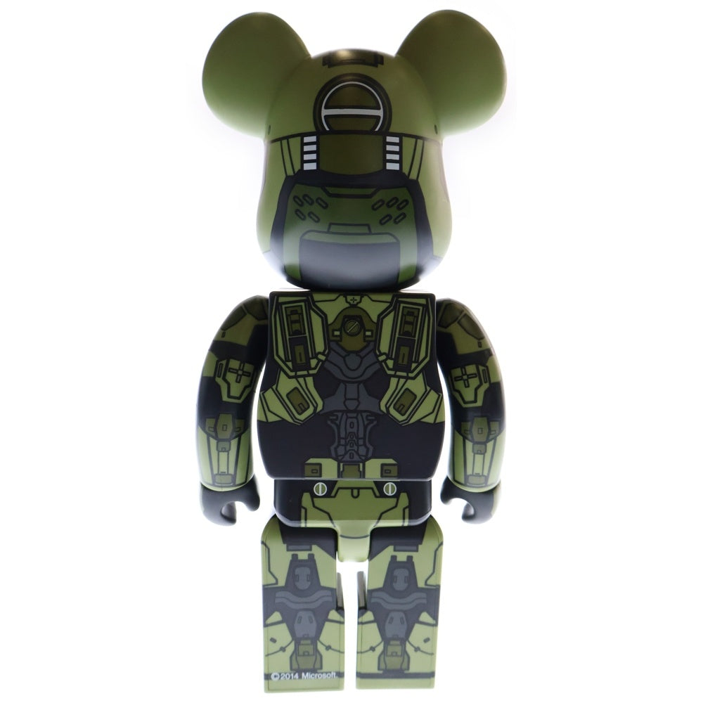 MEDICOM TOY(メディコムトイ) BE@RBRICK HALO MASTER CHIEF 400% ベアブリック ヘイロー マスターチーフ フィギュア 人形 カーキ