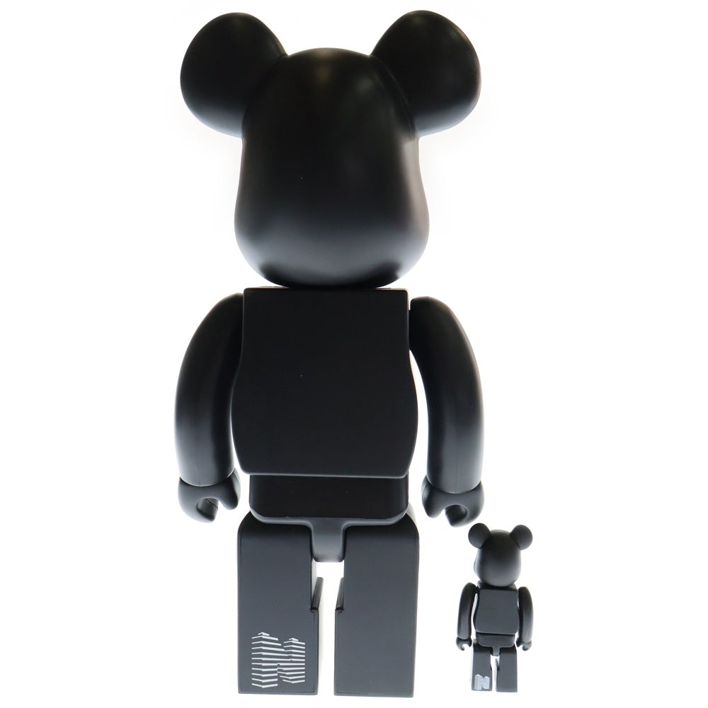 MEDICOM TOY(メディコムトイ) BE@RBRICK NITRO MICROPHONE UNDERGROUND 100%&400% ベアブリック ニトロマイクロフォンアンダーグランド フィギュア 人形 ブラック