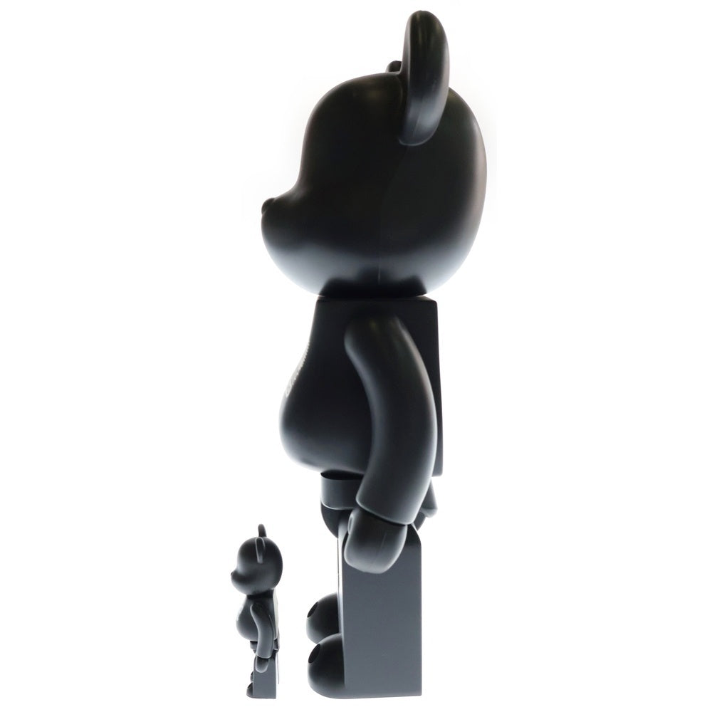 MEDICOM TOY(メディコムトイ) BE@RBRICK NITRO MICROPHONE UNDERGROUND 100%&400% ベアブリック ニトロマイクロフォンアンダーグランド フィギュア 人形 ブラック