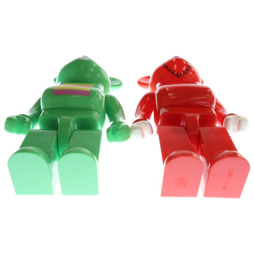 MEDICOM TOY(メディコムトイ) BE@RBRICK ガチャピン&ムック 2Pack 400% Set ベアブリック フィギュア 人形 レッド/グリーン