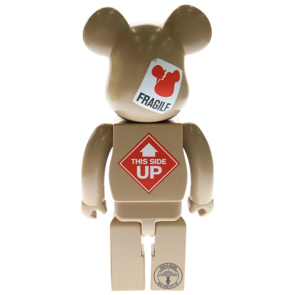 MEDICOM TOY(メディコムトイ) BE@RBRICK STAPLE 400% ベアブリック ステイプル フィギュア 人形 ブラウン