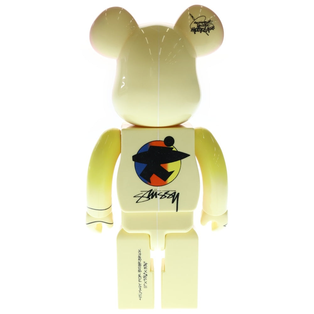 MEDICOM TOY(メディコムトイ) BE@RBRICK WORLDWIDETOUR2 STUSSY 400% ベアブリック ワールドワイドツアー2 ステューシー フィギュア 人形 マルチ