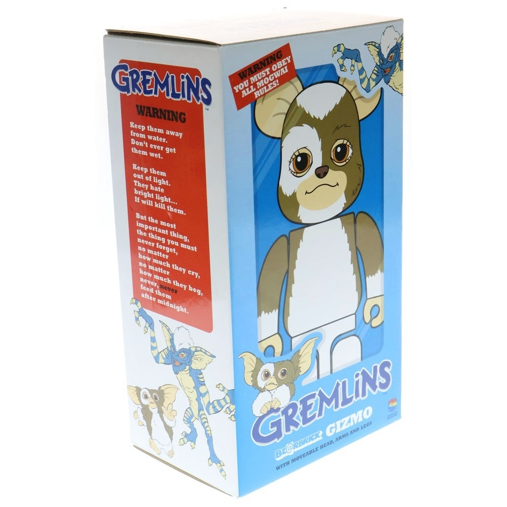 MEDICOM TOY(メディコムトイ) BE@RBRICK GREMLINS GIZMO 400% ベアブリック グレムリン ギズモ フィギュア 人形 ブラウン/ホワイト