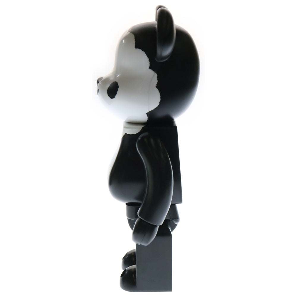 MEDICOM TOY(メディコムトイ) BE@RBRICK BOABEAR 400% ベアブリック ボアベア デビルロボッツ 1/6計画限定 フィギュア 人形 ブラック/ホワイト