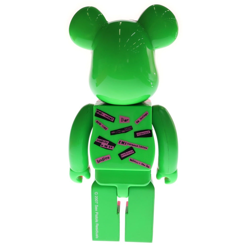 MEDICOM TOY(メディコムトイ) 500個限定 BE@RBRICK Sex Pistols 400% ベアブリック セックス ピストルズ フィギュア 人形 グリーン/ピンク