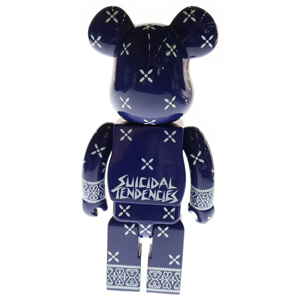 MEDICOM TOY(メディコムトイ) BE@RBRICK SUICIDAL TENDENCIES 400% ベアブリック スイサイダル テンデンシーズ フィギュア 人形 ネイビー
