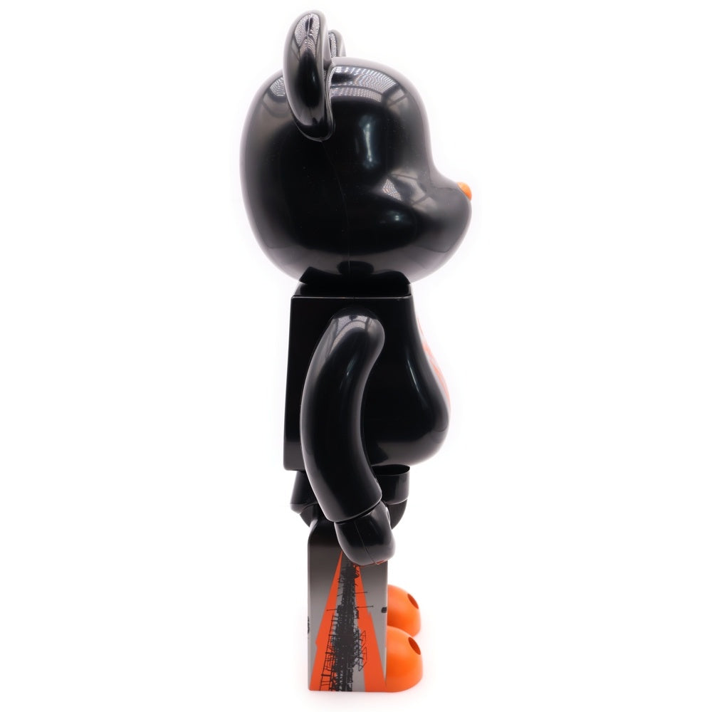 MEDICOM TOY(メディコムトイ) BE@RBRICK PRODIGY INVADERS MUST DIE 400% ベアブリック プロディジー インヴェイダーズ マスト ダイ フィギュア 人形 ブラック/オレンジ