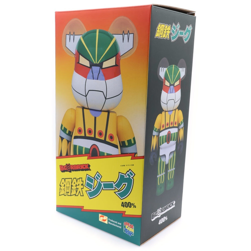 MEDICOM TOY(メディコムトイ) BE@RBRICK 鋼鉄ジーグ 400% ベアブリック フィギュア 人形 マルチ