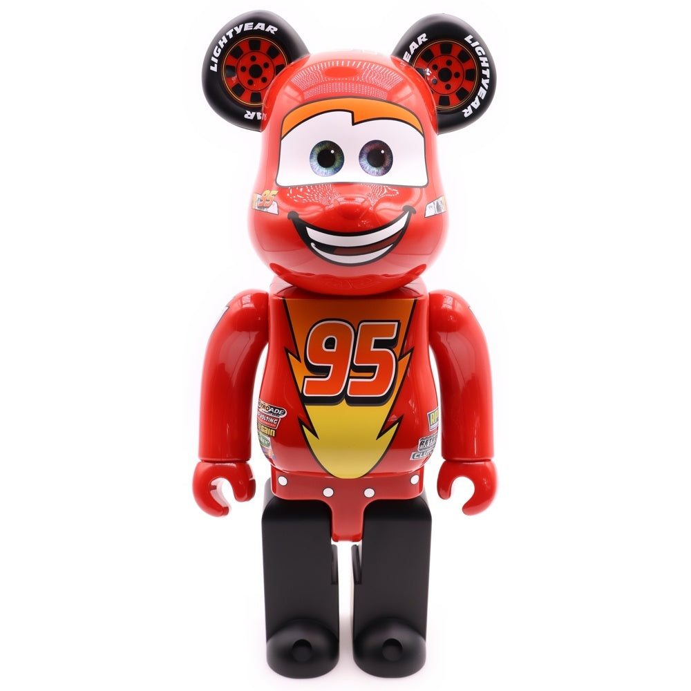 MEDICOM TOY(メディコムトイ) BE@RBRICK LIGHTNING McQUEEN 400% ベアブリック カーズ ライトニング・マックイーン フィギュア 人形 レッド