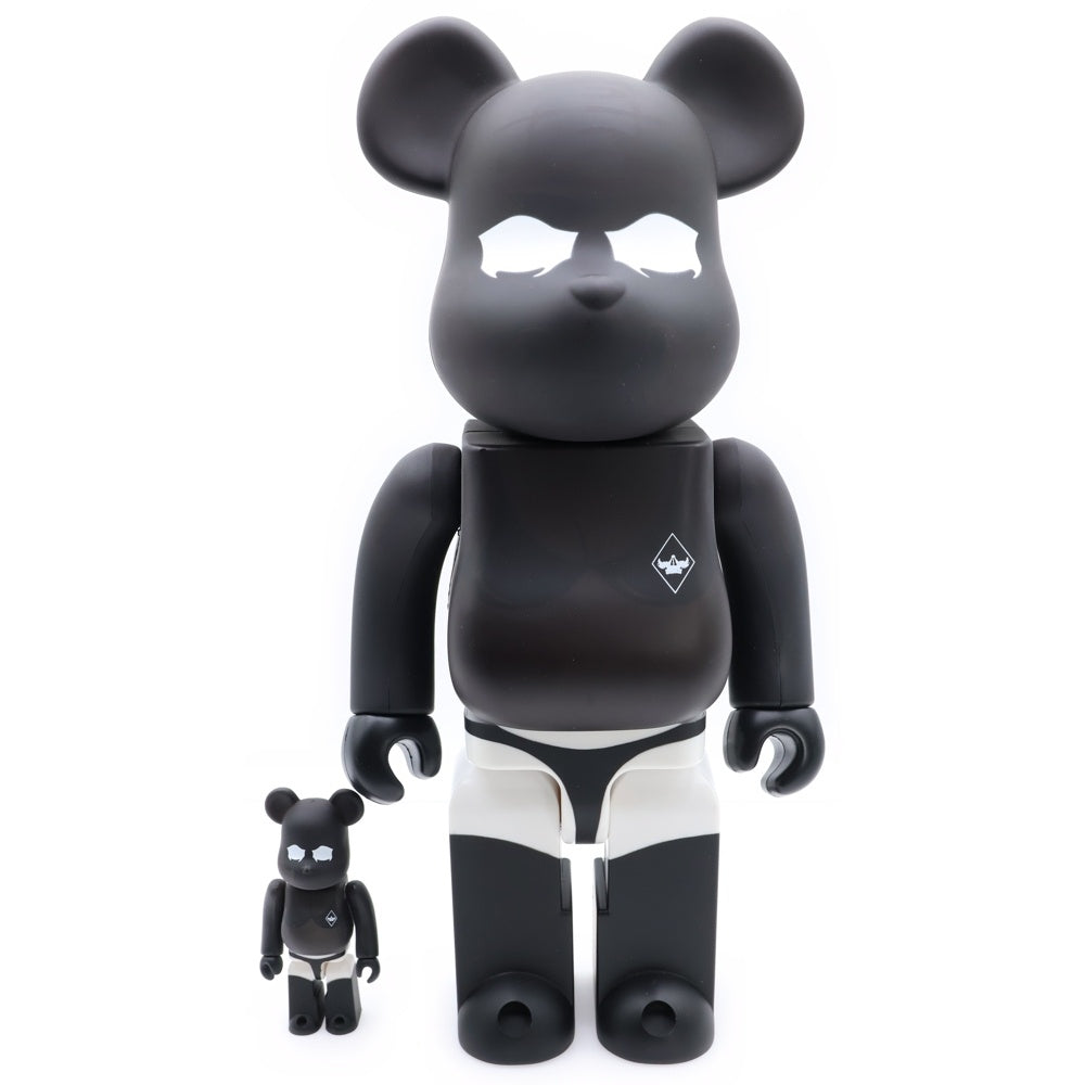 MEDICOM TOY(メディコムトイ) BE@RBRICK SURRENDER 100%&400% Set ベアブリック サレンダー フィギュア 人形 ブラック