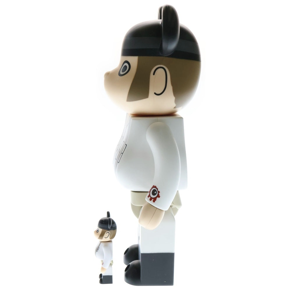 MEDICOM TOY(メディコムトイ) BE＠RBRICK ALEX A CLOCKWORK ORANGE 100%&400% Set ベアブリック アレックス 時計じかけのオレンジ フィギュア 人形 ホワイト/ブラック