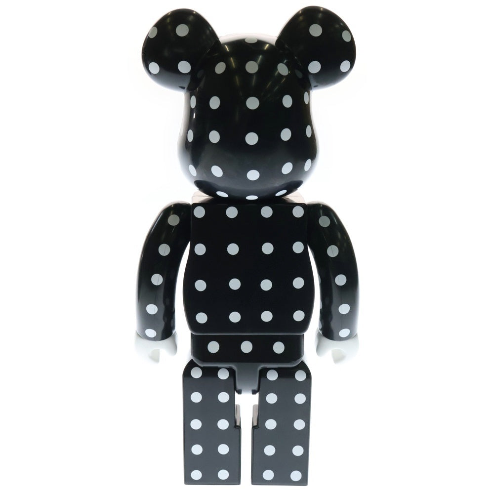 MEDICOM TOY(メディコムトイ) BE@RBRICK POLKA DOTS 400% ベアブリック ポルカドット 人形 フィギュア ブラック/ホワイト