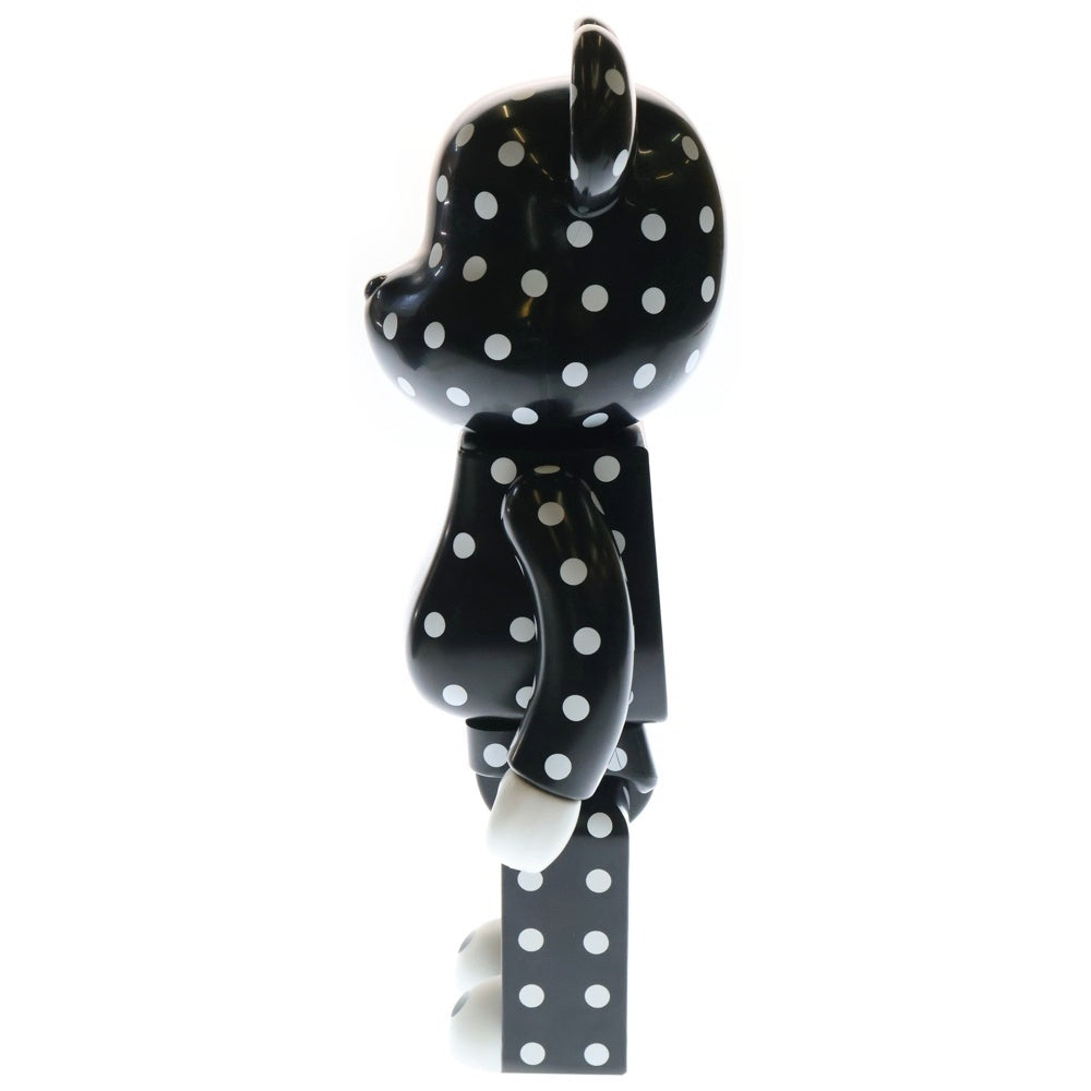MEDICOM TOY(メディコムトイ) BE@RBRICK POLKA DOTS 400% ベアブリック ポルカドット 人形 フィギュア ブラック/ホワイト