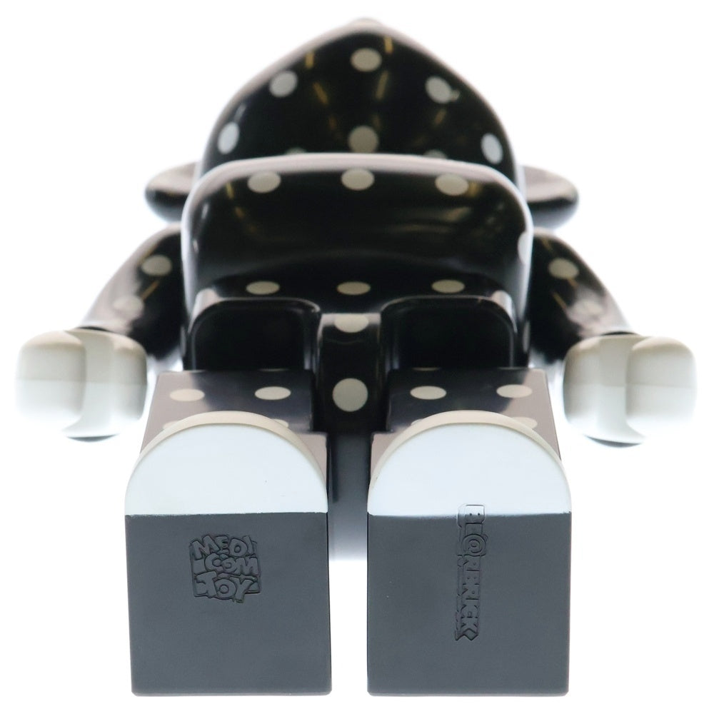 MEDICOM TOY(メディコムトイ) BE@RBRICK POLKA DOTS 400% ベアブリック ポルカドット 人形 フィギュア ブラック/ホワイト