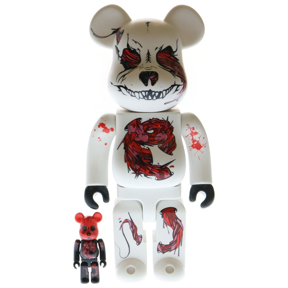 MEDICOM TOY(メディコムトイ) BE@RBRICK HEADQUARTER SEHER 400%&100% ベアブリック ヘッドクオーター ゼーア ホワイト/ブラック/レッド